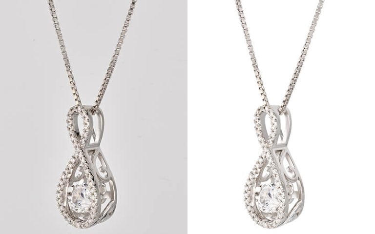Jewelry image retouching services
