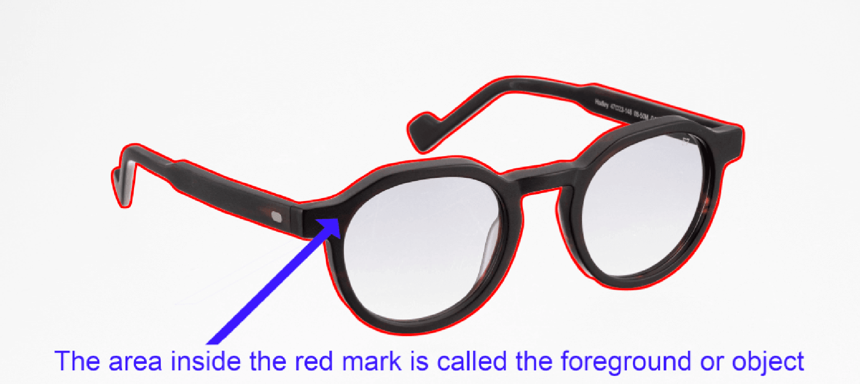 Foreground of image